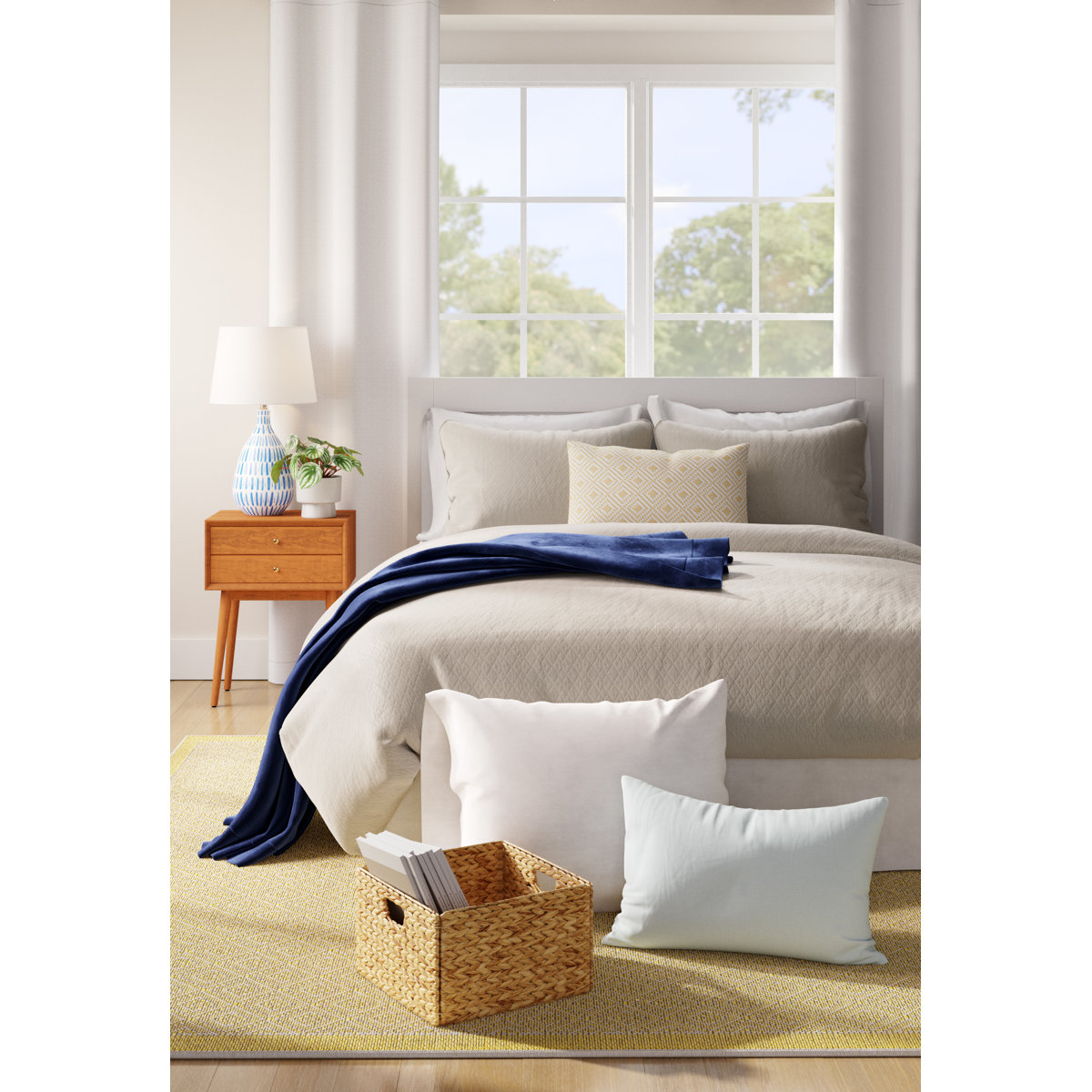 Washable Zippered Pillow Protector (Set of 2)